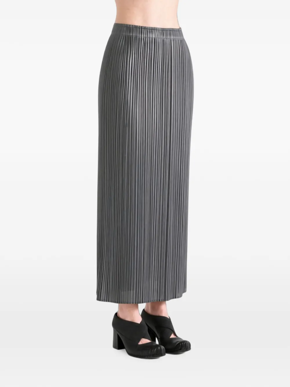 Pleats Please Issey Miyake Maxi-plooirok Grijs
