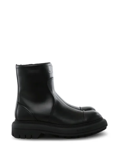 Givenchy logo-embossed leather boots