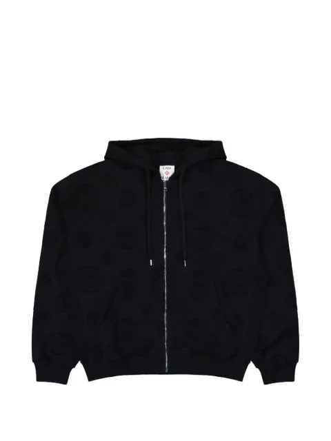 Casablanca appliqué monogram hoodie
