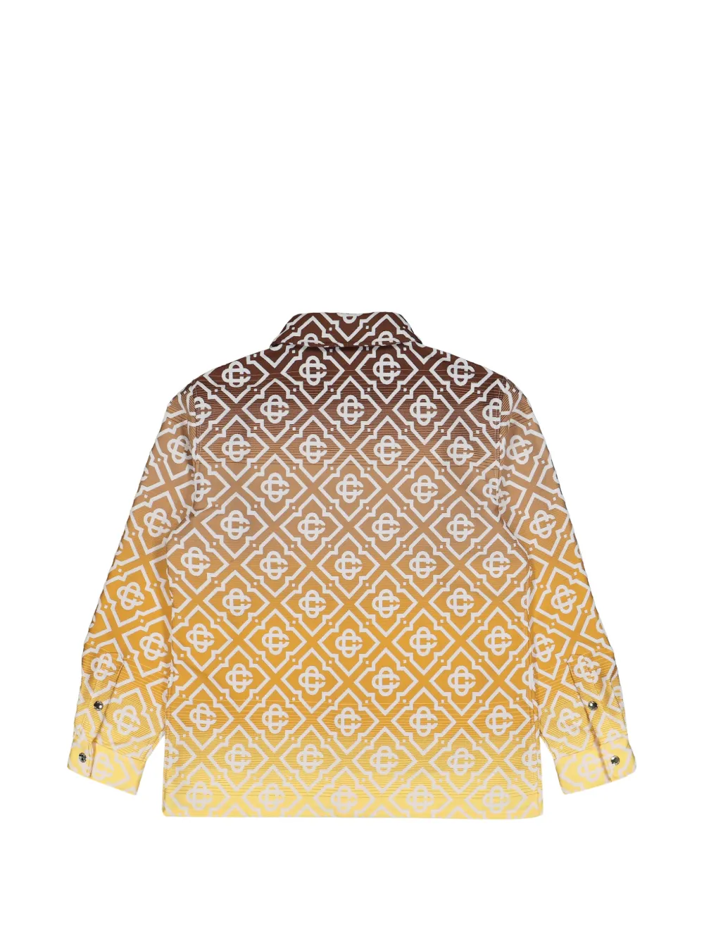 Casablanca Bouclé jack met monogram Bruin