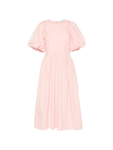 Stine Goya broderie-anglaise puff-sleeve dress