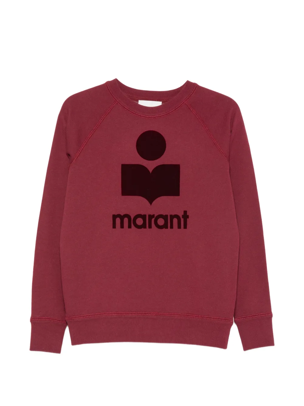MARANT ÉTOILE Milly logo-print sweatshirt - Rosso