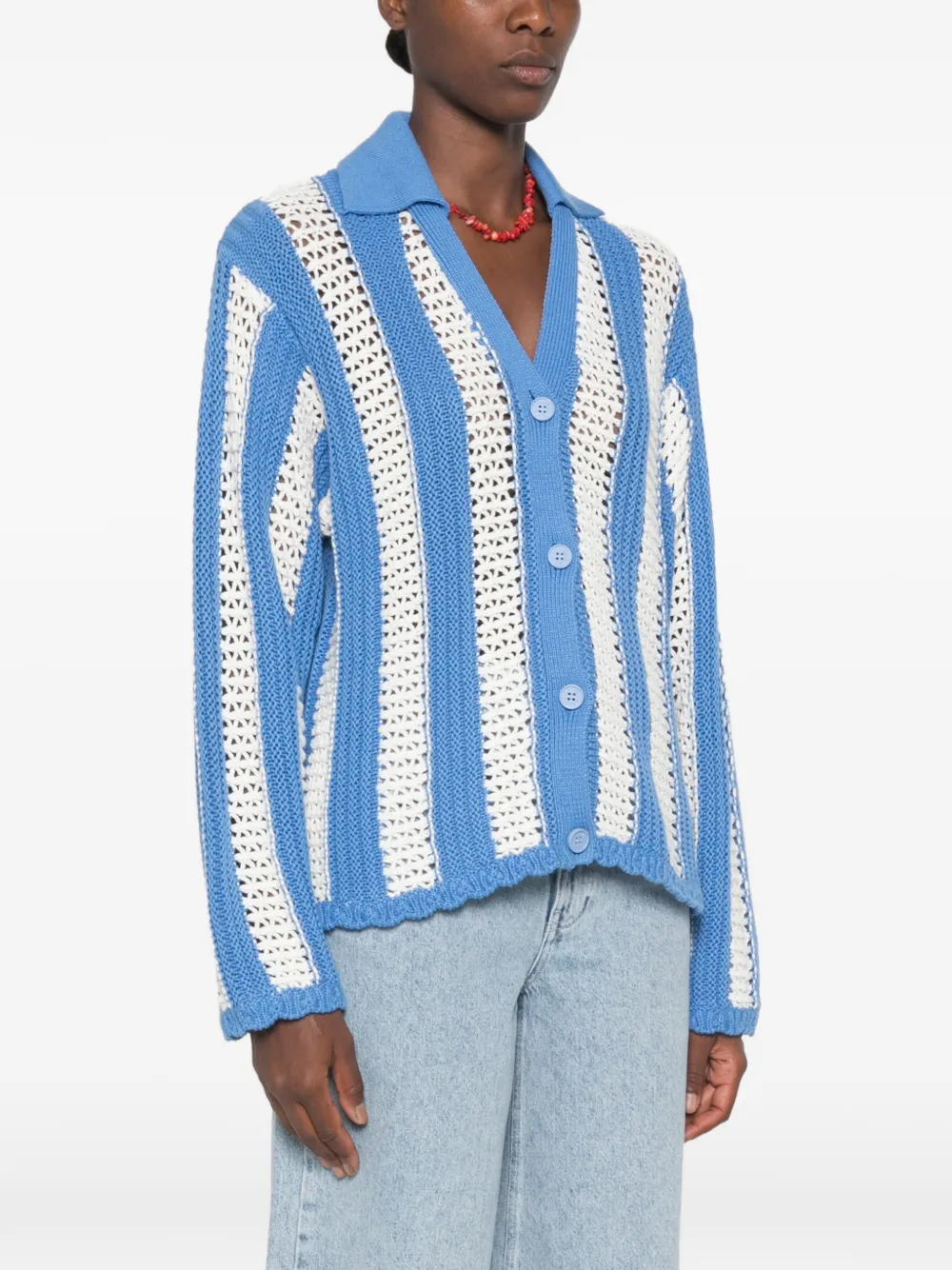 Stine Goya Gestreept vest Blauw