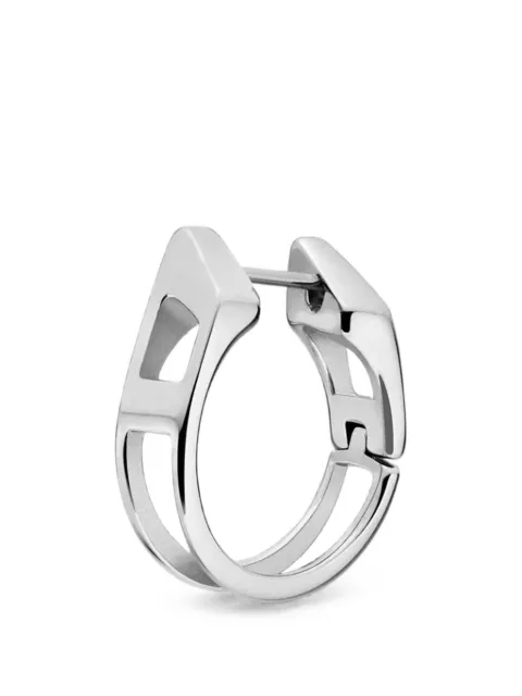 Diesel D logo hoop earring