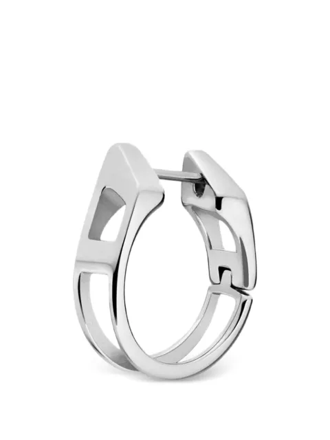 Diesel D logo hoop earring