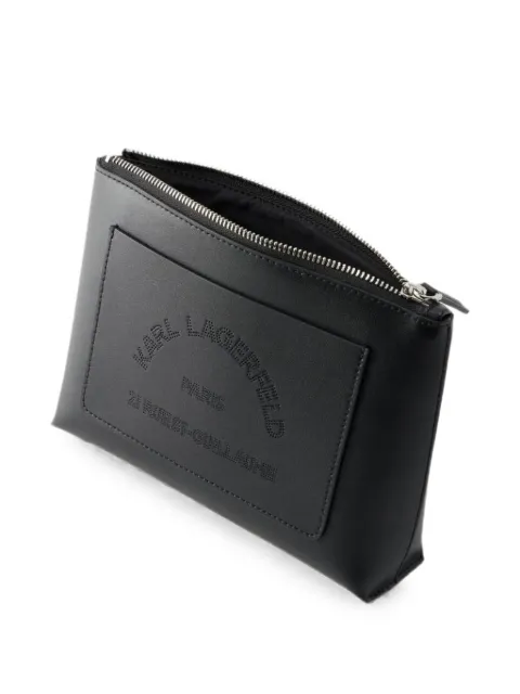 Karl Lagerfeld cosmetiquera con perforaciones del logo