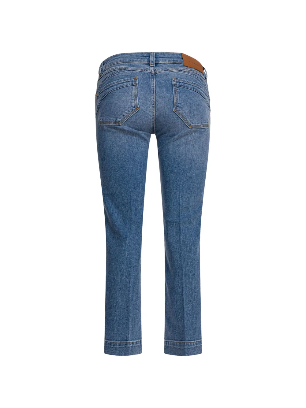 Sportmax Jeans met logopatch Blauw