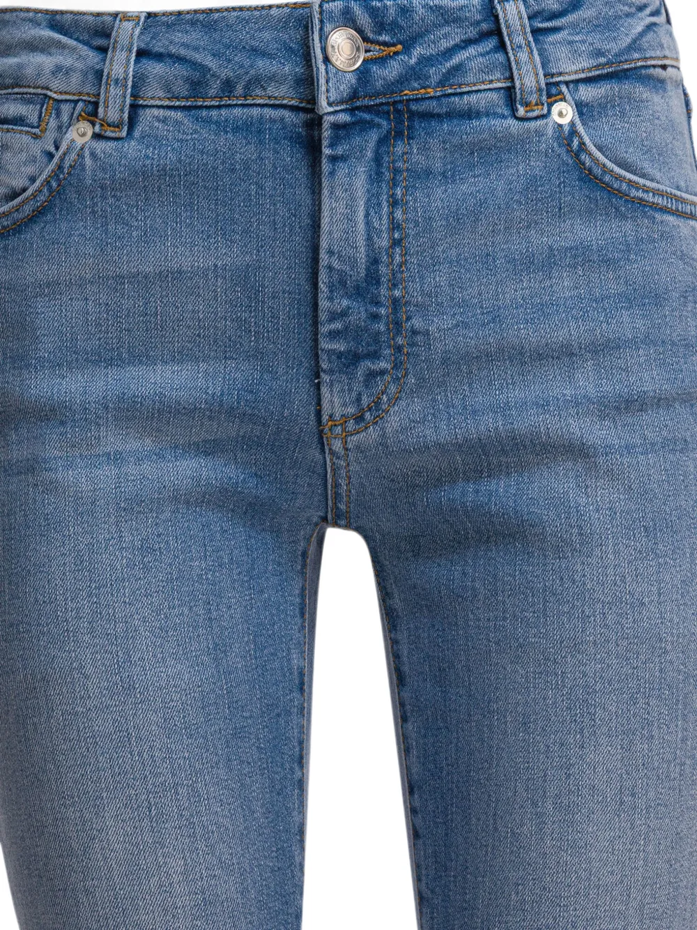 Sportmax Jeans met logopatch Blauw