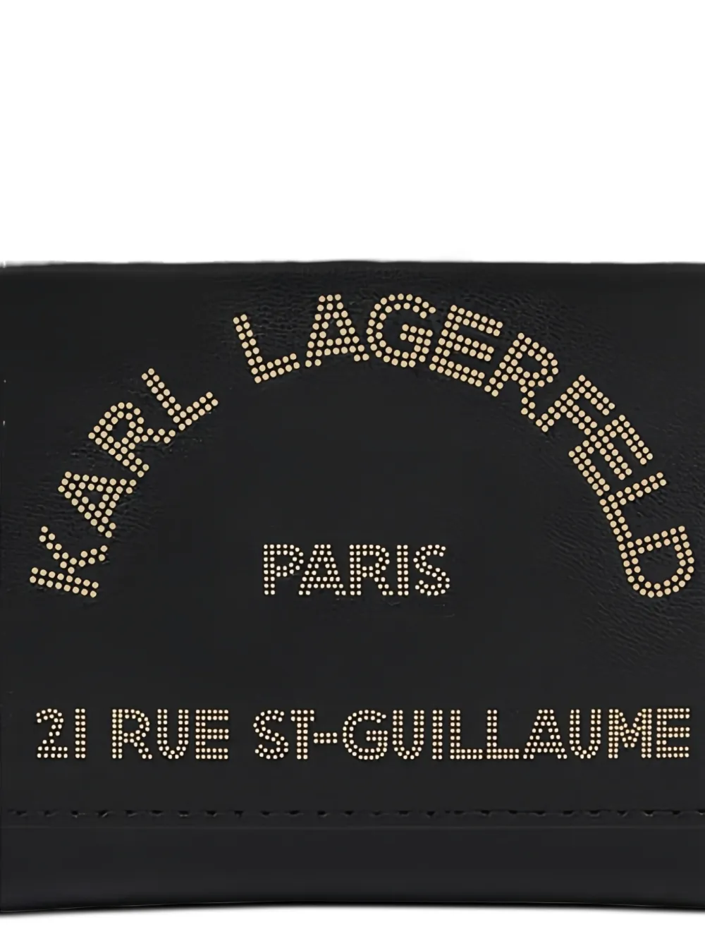 Karl Lagerfeld Portemonnee met logoprint Zwart