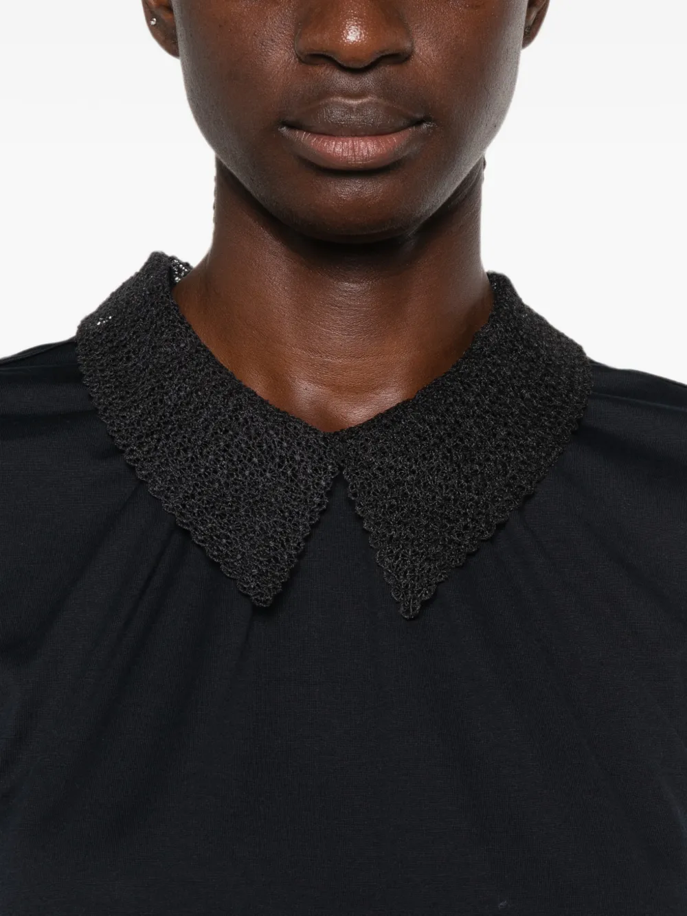Fabiana Filippi Blouse met korte mouwen Blauw