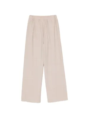 MM6 Maison Margiela プリーツ ワイドパンツ | ニュートラル | FARFETCH JP