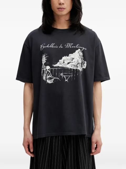 RHUDE 그래픽 프린트 티셔츠