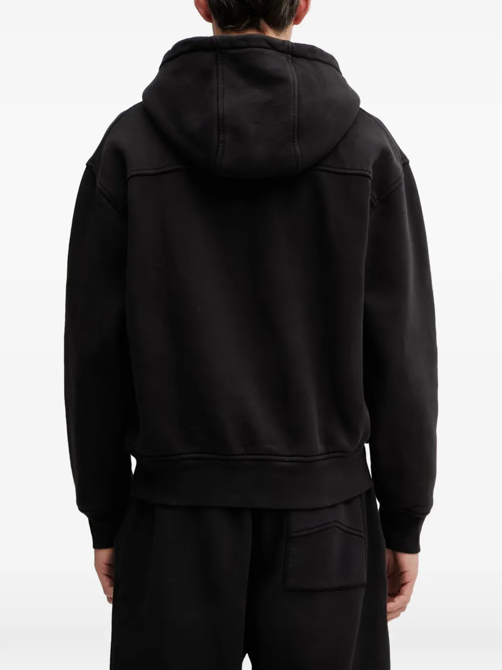 RHUDE Hoodie met geborduurd logo Zwart