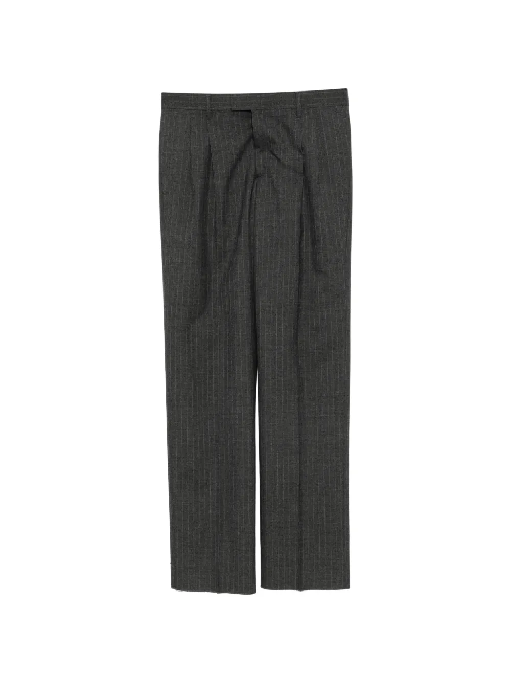 Lardini pinstripe pleated-design trousers - Grigio