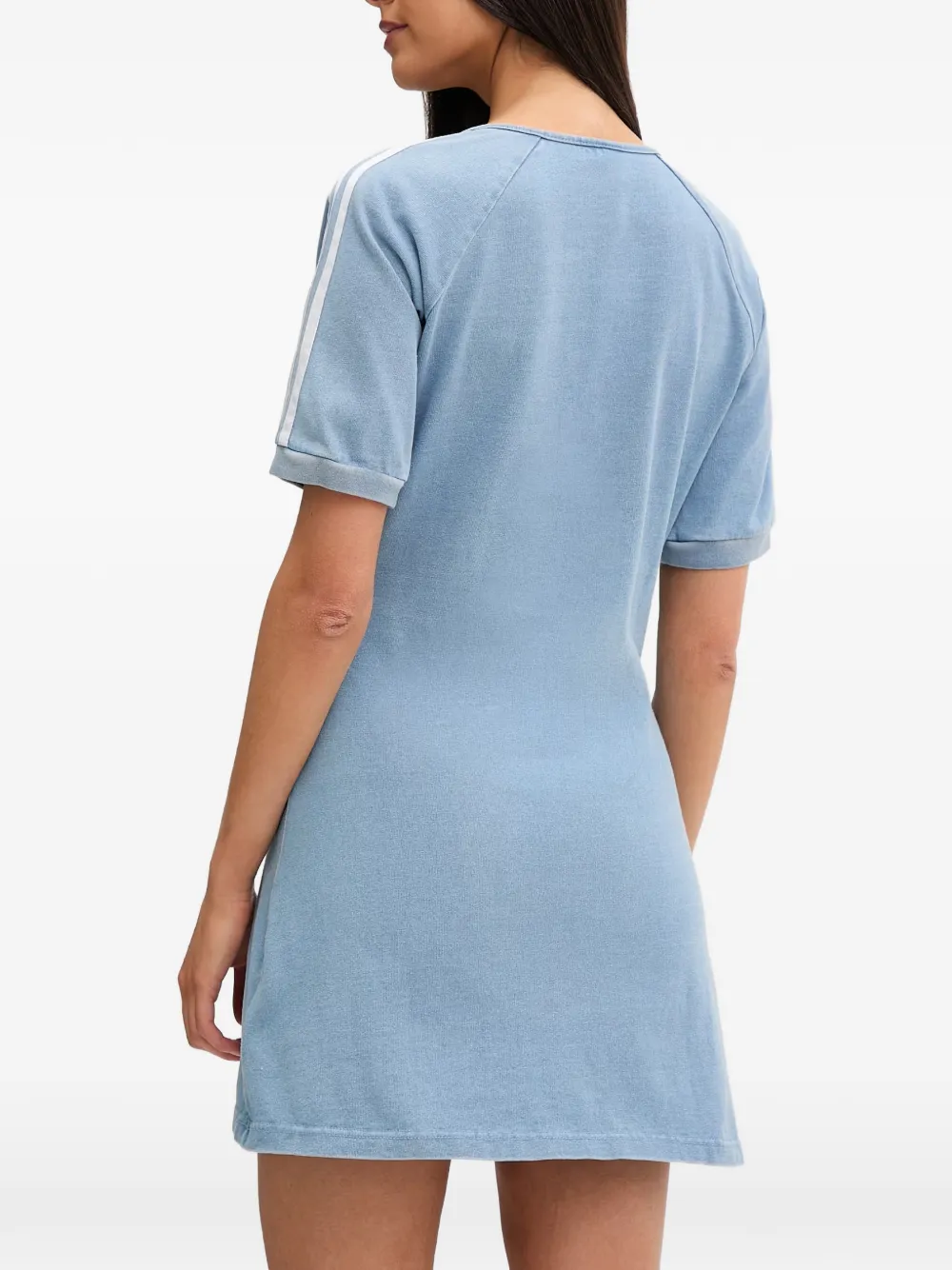 adidas wrap-style mini dress Blauw