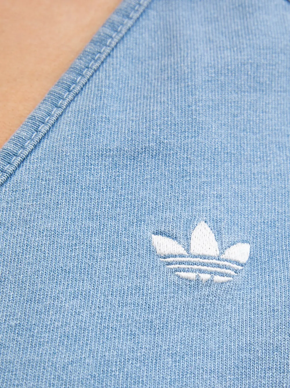 adidas wrap-style mini dress Blauw