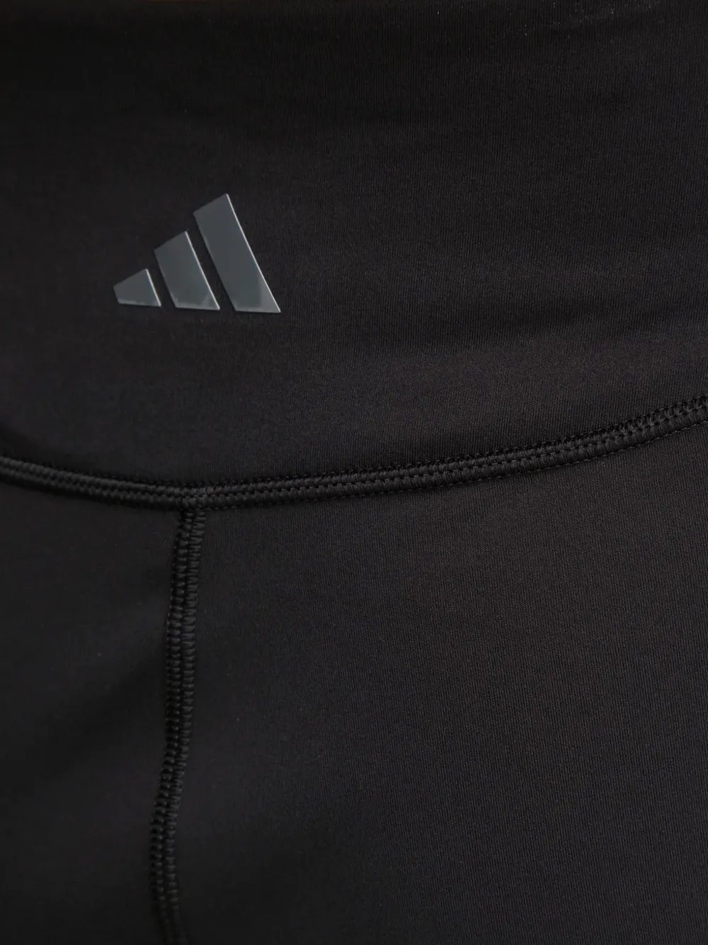 adidas logo-print cropped track pants Zwart