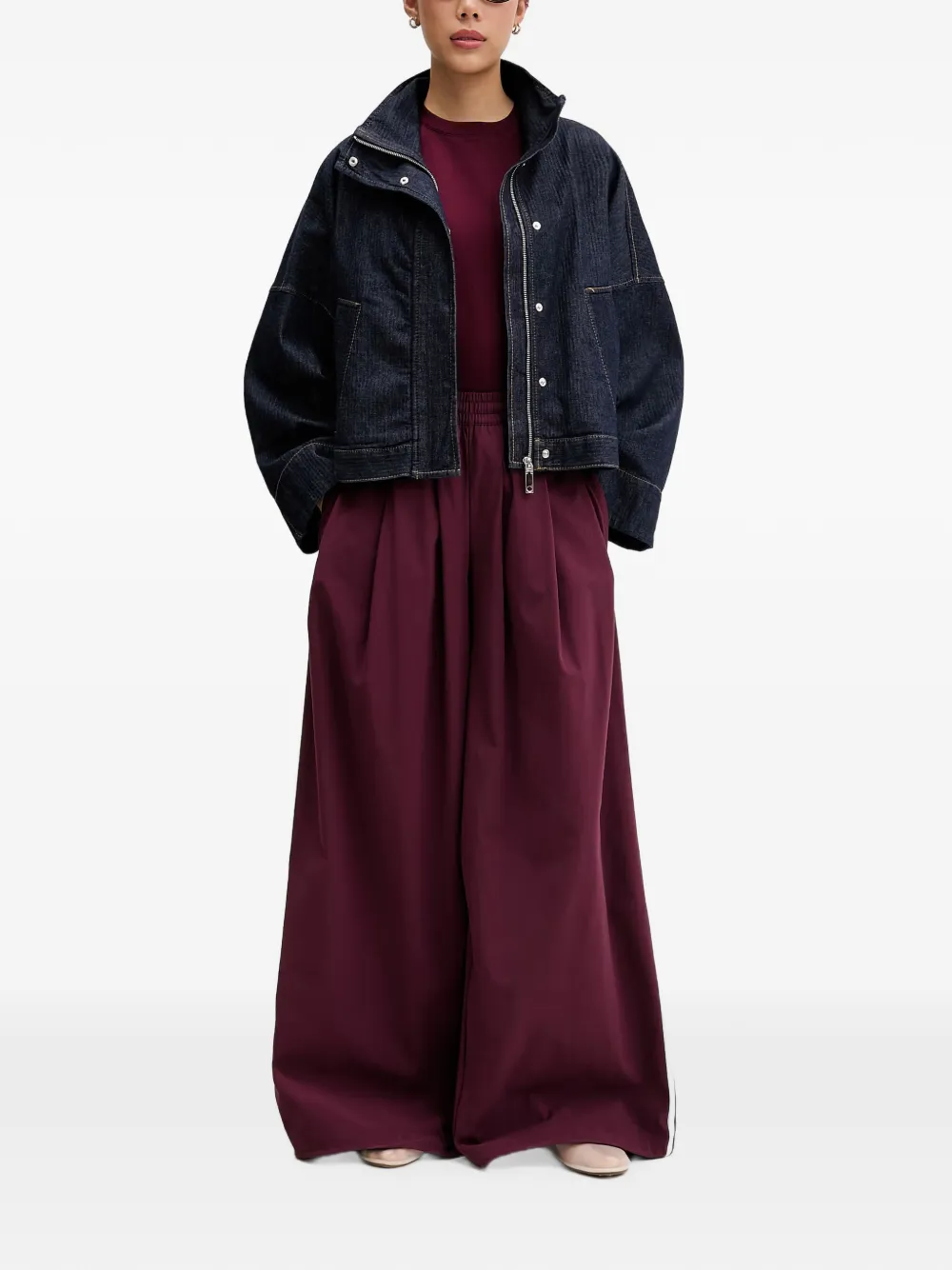 adidas Adilenium 5.0 OG pleated trousers Rood
