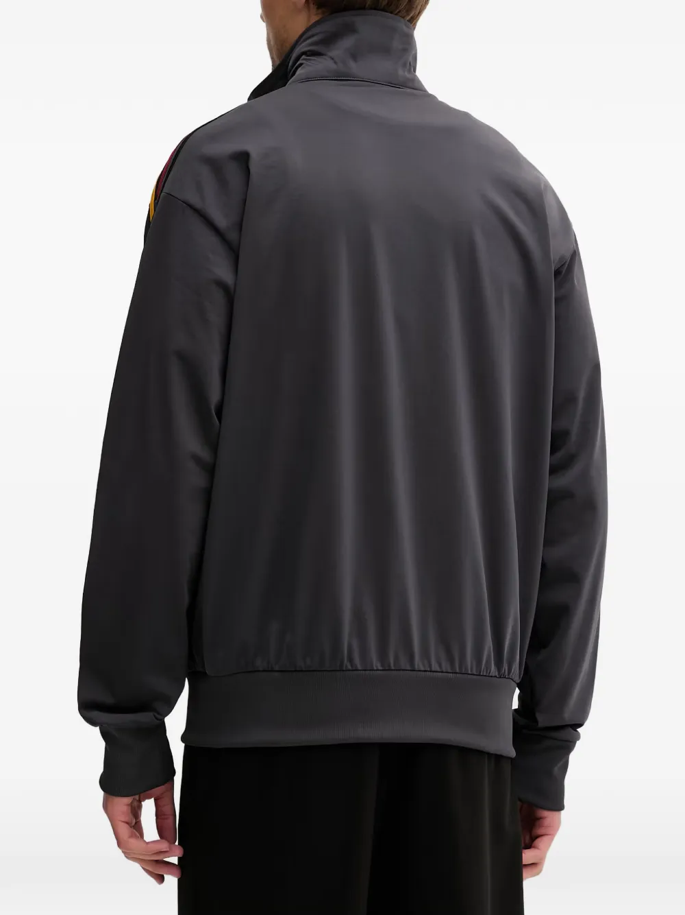 adidas Firebird side-stripe zip-up track jacket Zwart