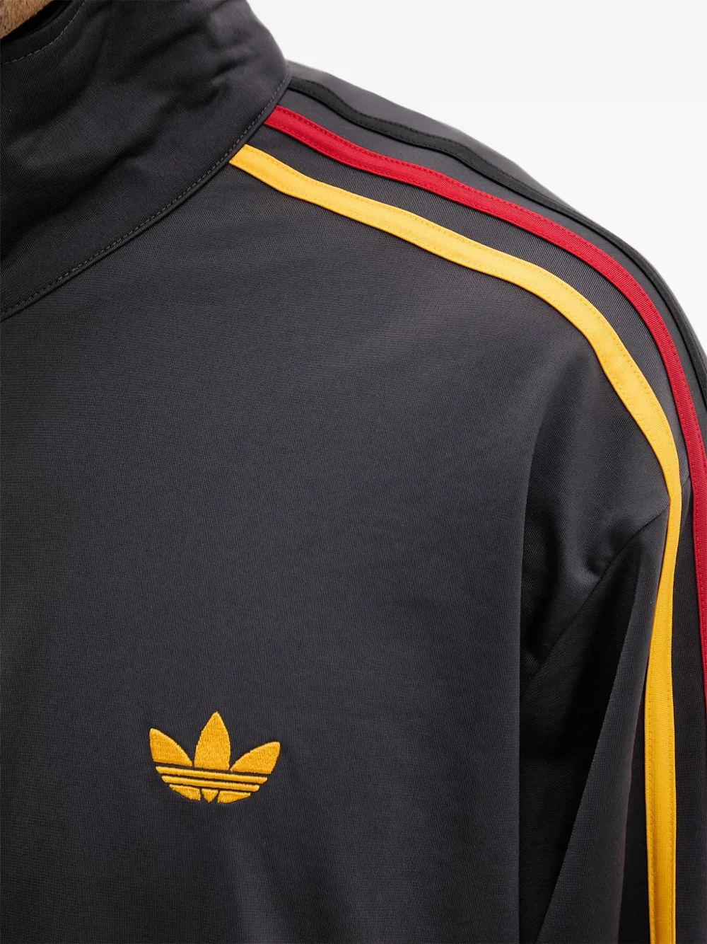 adidas Firebird side-stripe zip-up track jacket Zwart