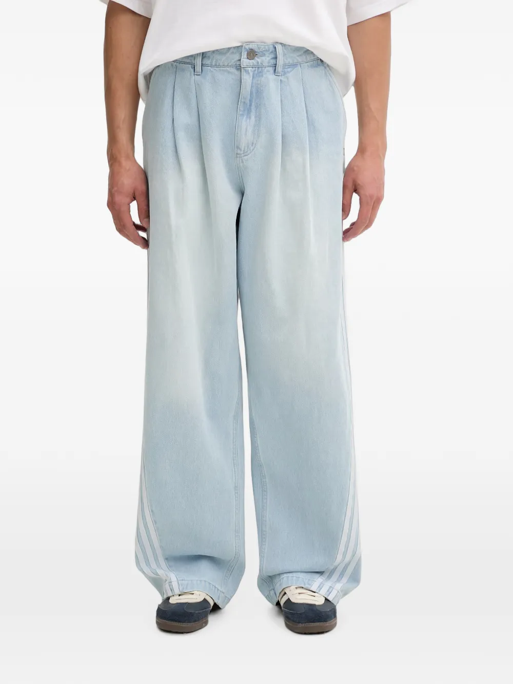 adidas Adilenium Season 5 pleated jeans - Blu