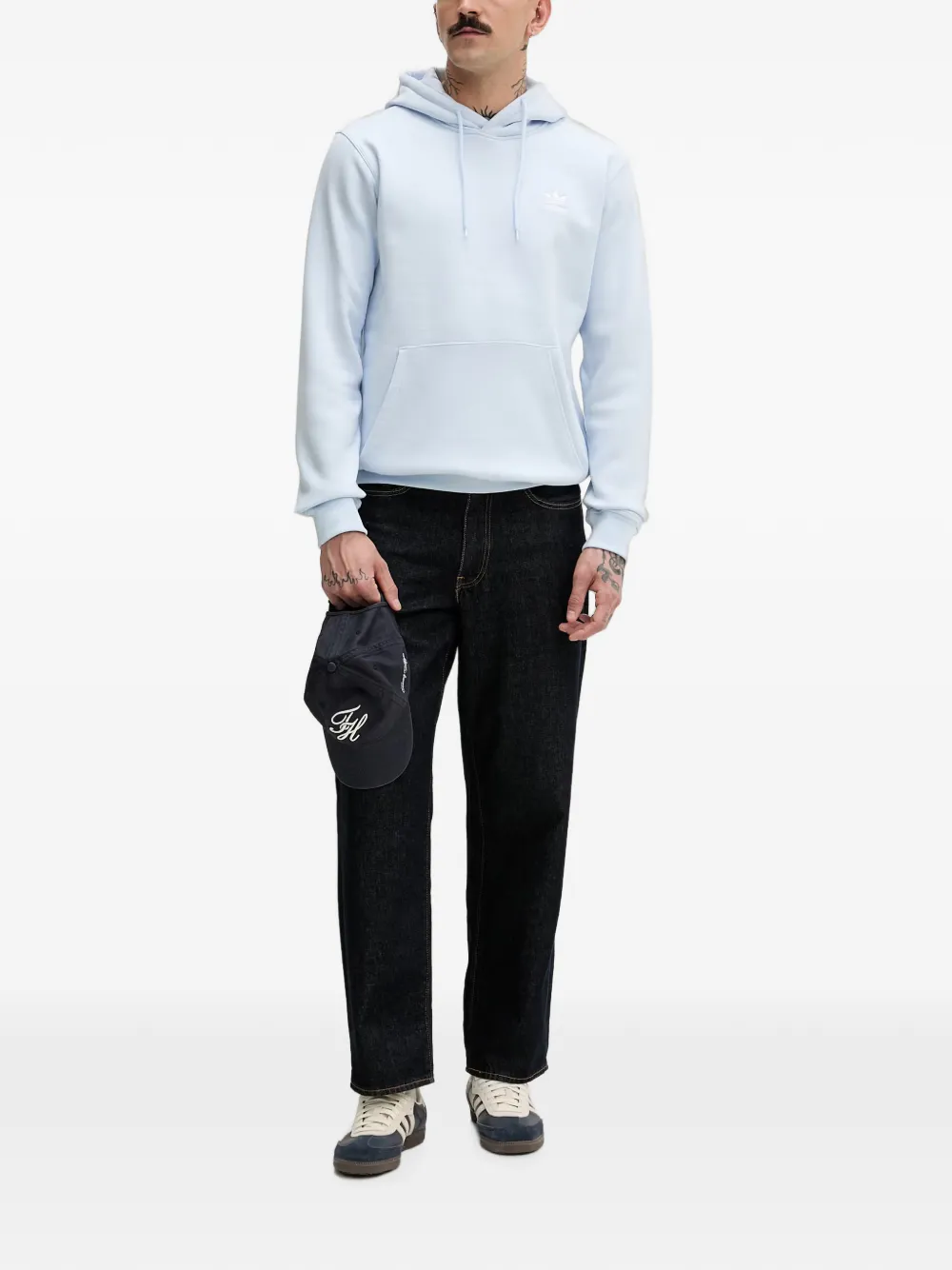 adidas Trefoil Essentials hoodie Blauw