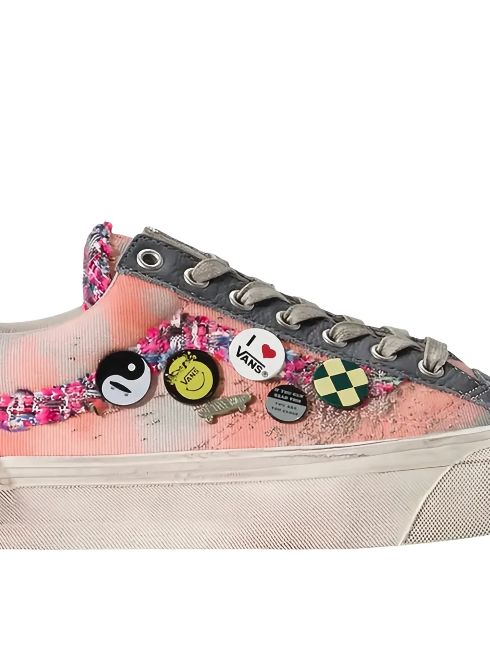 Vans Old Skool 36 Souvenir sneakers verfraaid met speld Roze