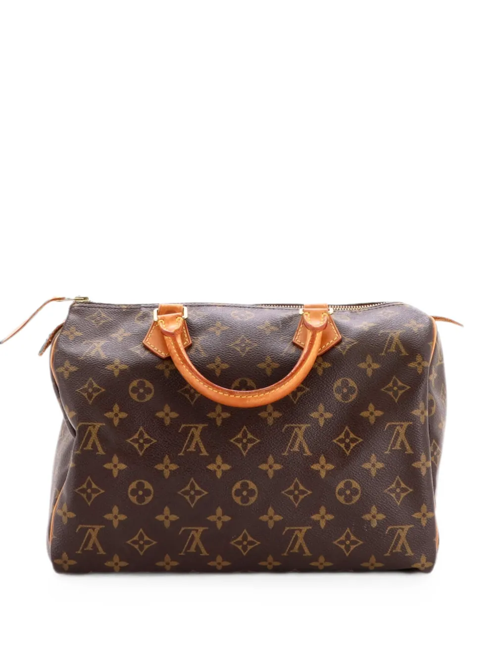 Louis Vuitton Pre-Owned Borsa a tracolla Speedy 30 in tela con monogramma - Marrone