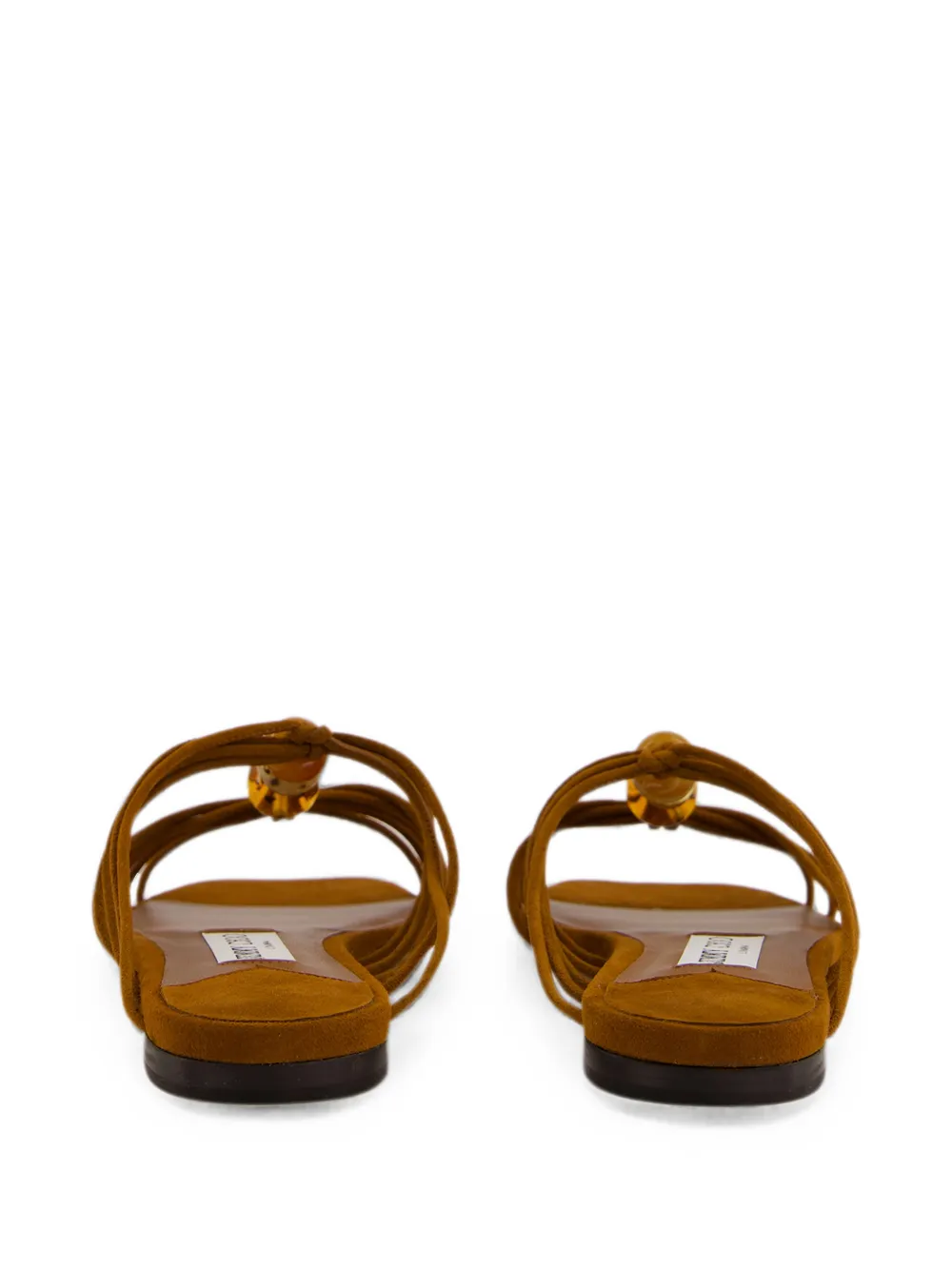 Jimmy Choo Lova bead-embellished suede sandals Bruin