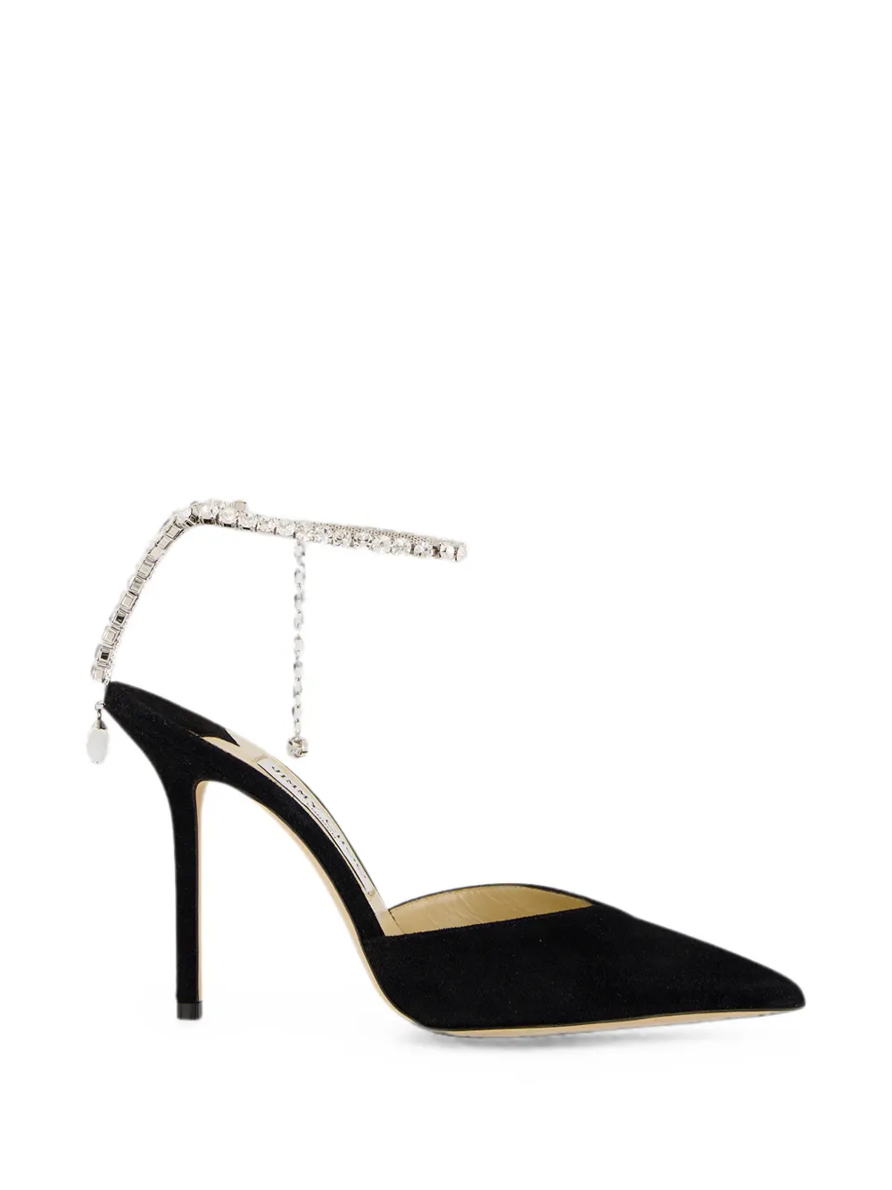 Jimmy Choo Saeda crystal-chain pumps Zwart