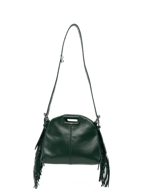 Maje mini cabas Miss M en cuir à franges