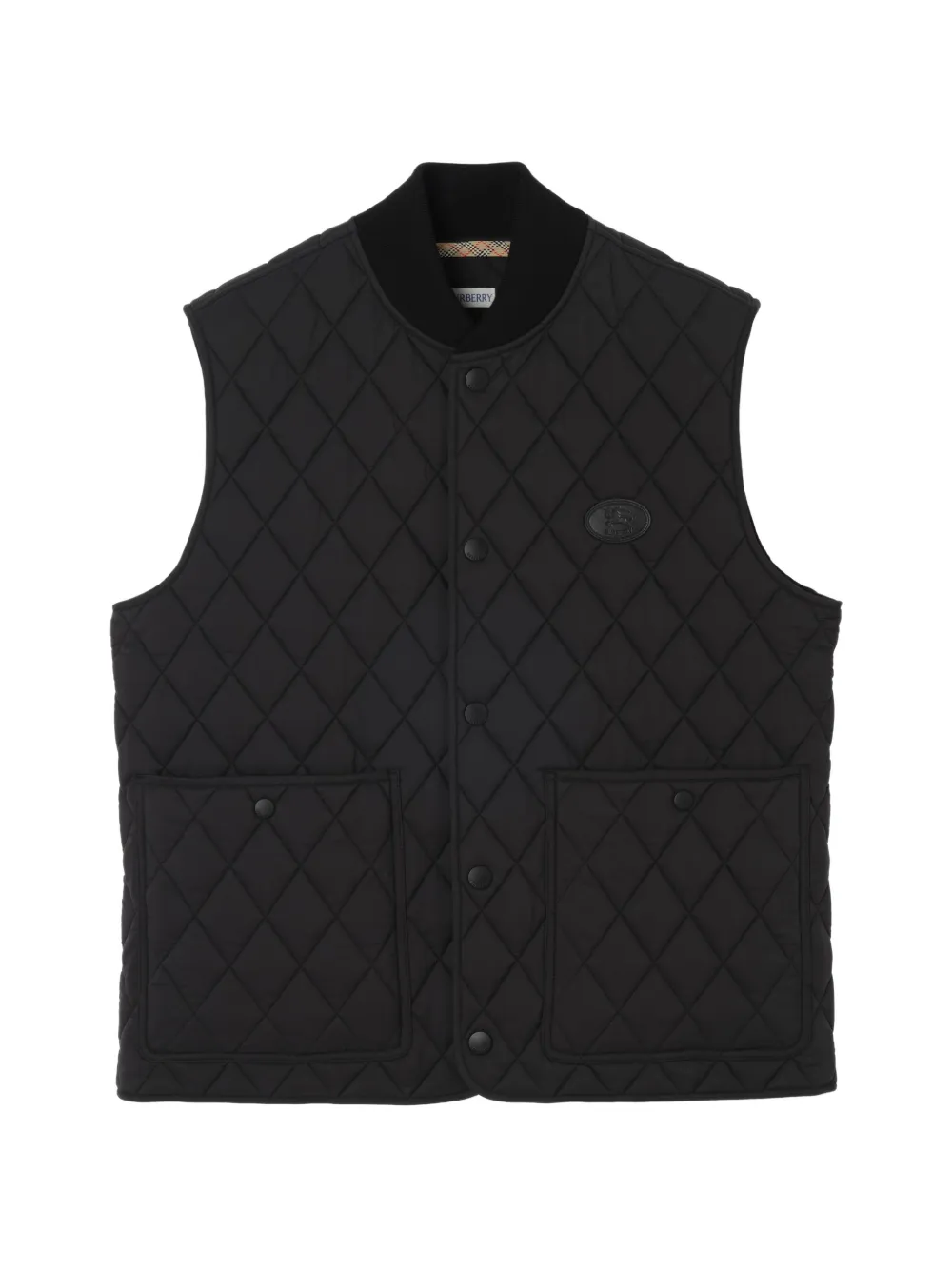 Burberry Gilet trapuntato in nylon - Verde