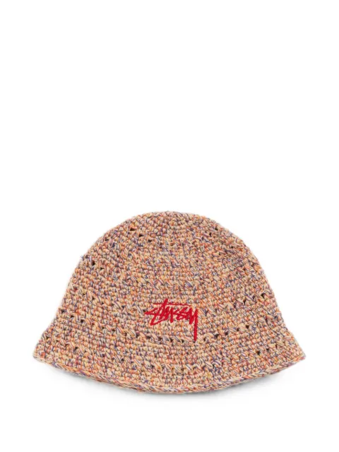 Stüssy Hemp Stock logo-embroidered bucket hat
