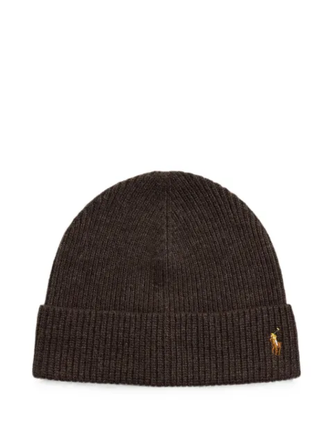 Polo Ralph Lauren ribbed-knit beanie hat