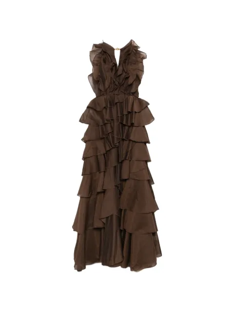 Aje vestido de fiesta Cleo con volantes