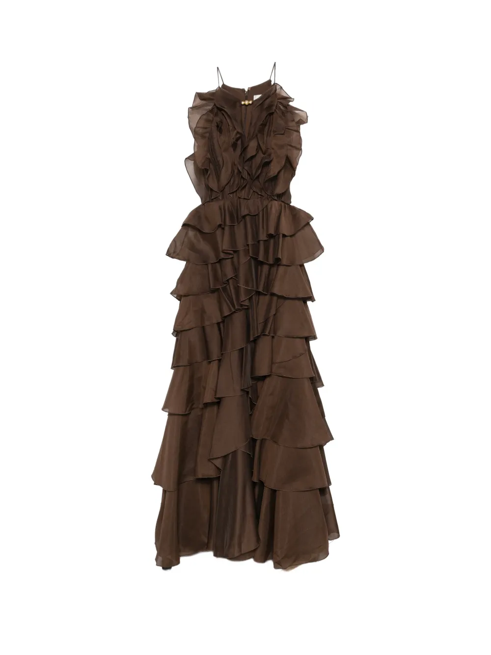 Aje Cleo ruffled gown