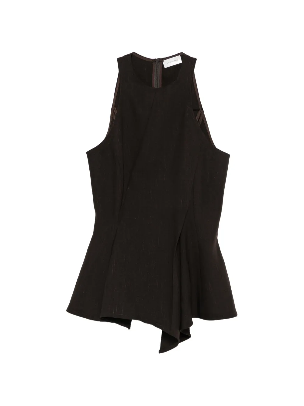 Magda Butrym asymmetric peplum blouse