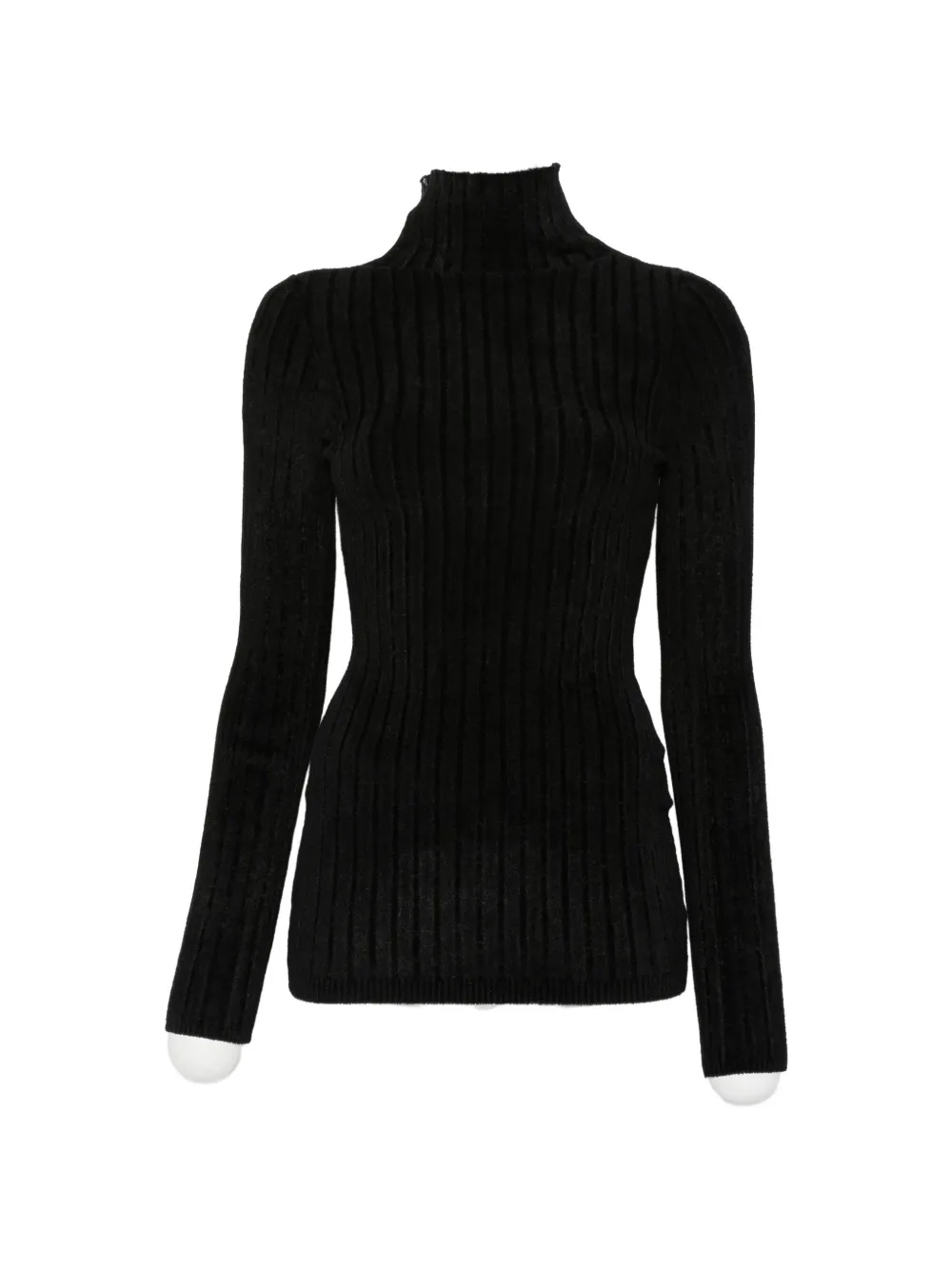 Sportmax ribbed-knit roll-neck sweater - Noir Sportmax ribbed-knit roll-neck sweater - Noir