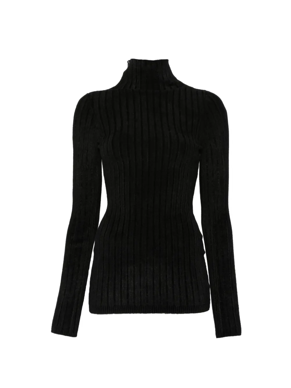 Sportmax ribbed-knit roll-neck sweater