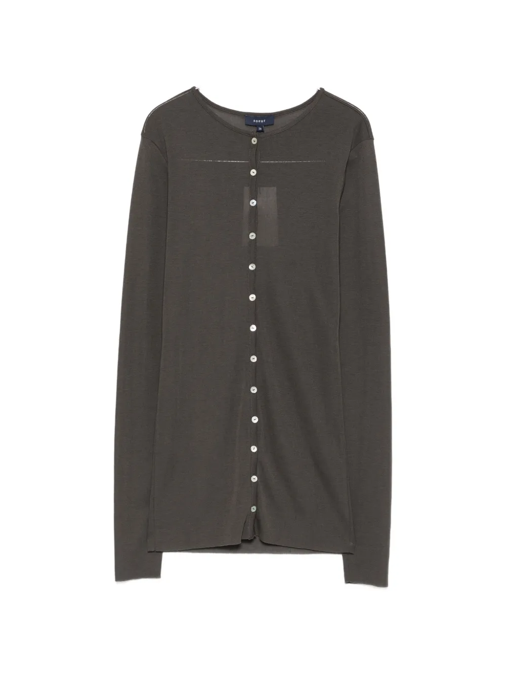 Soeur Luisa button-fastening cardigan - Grey