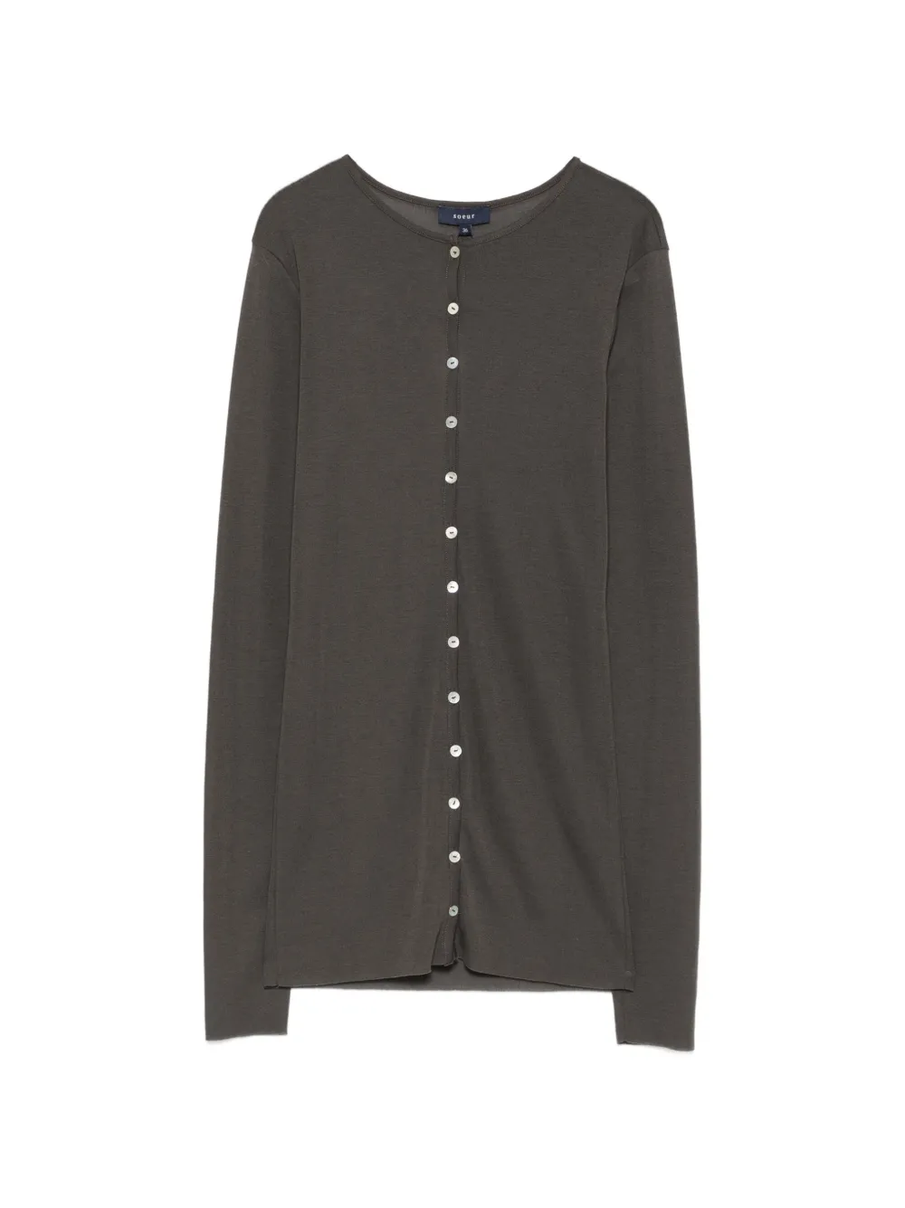 Soeur Luisa button-fastening cardigan - Grau