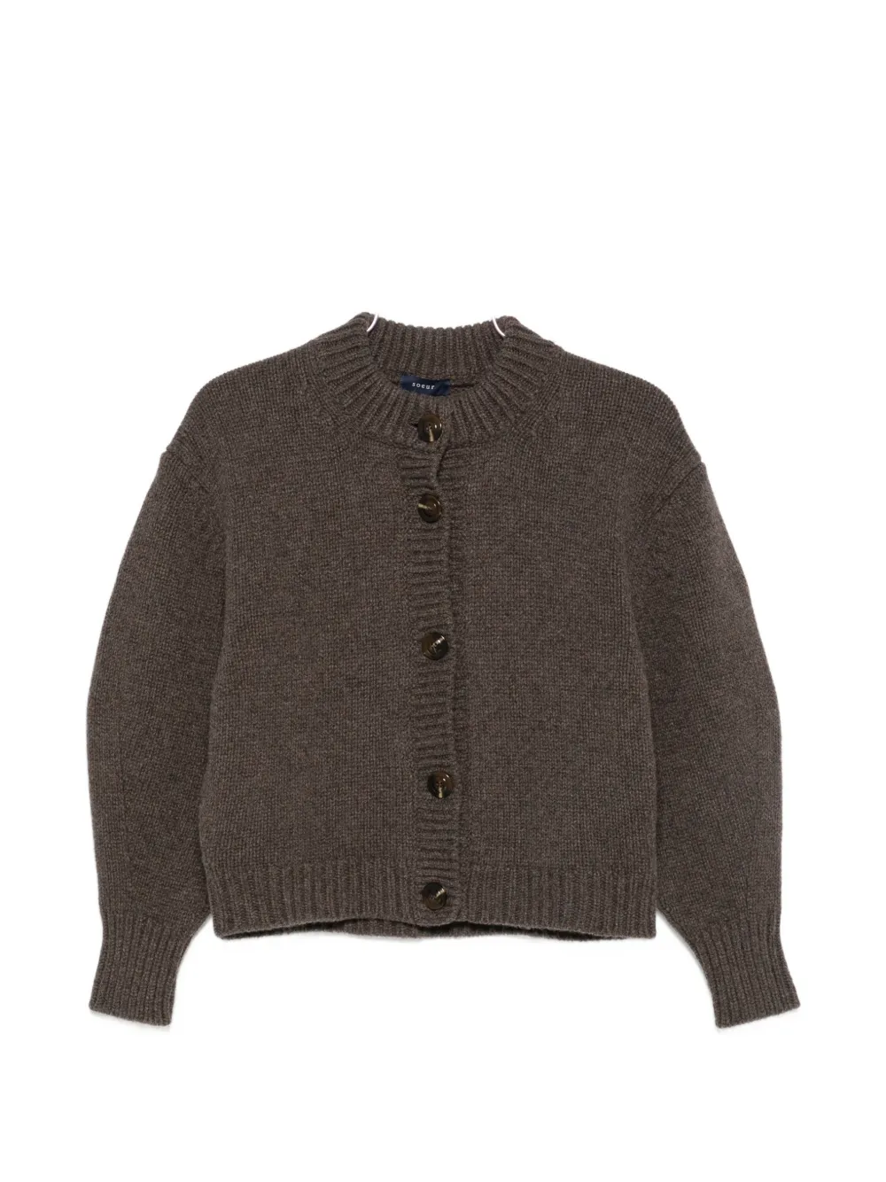 Soeur Leonard button-fastening cardigan - Braun