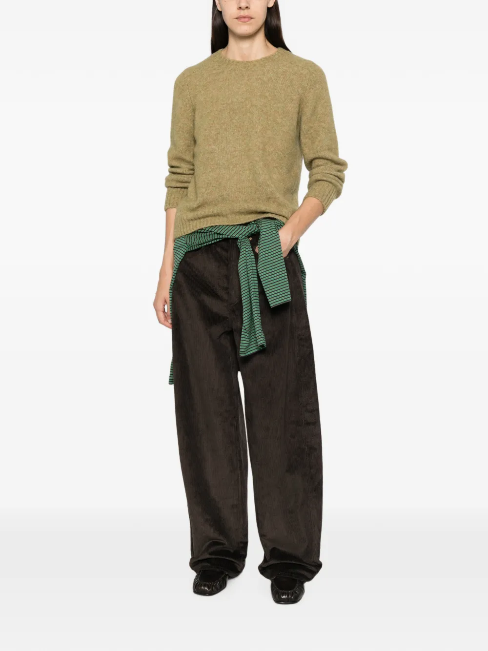 Soeur Envie trui Groen
