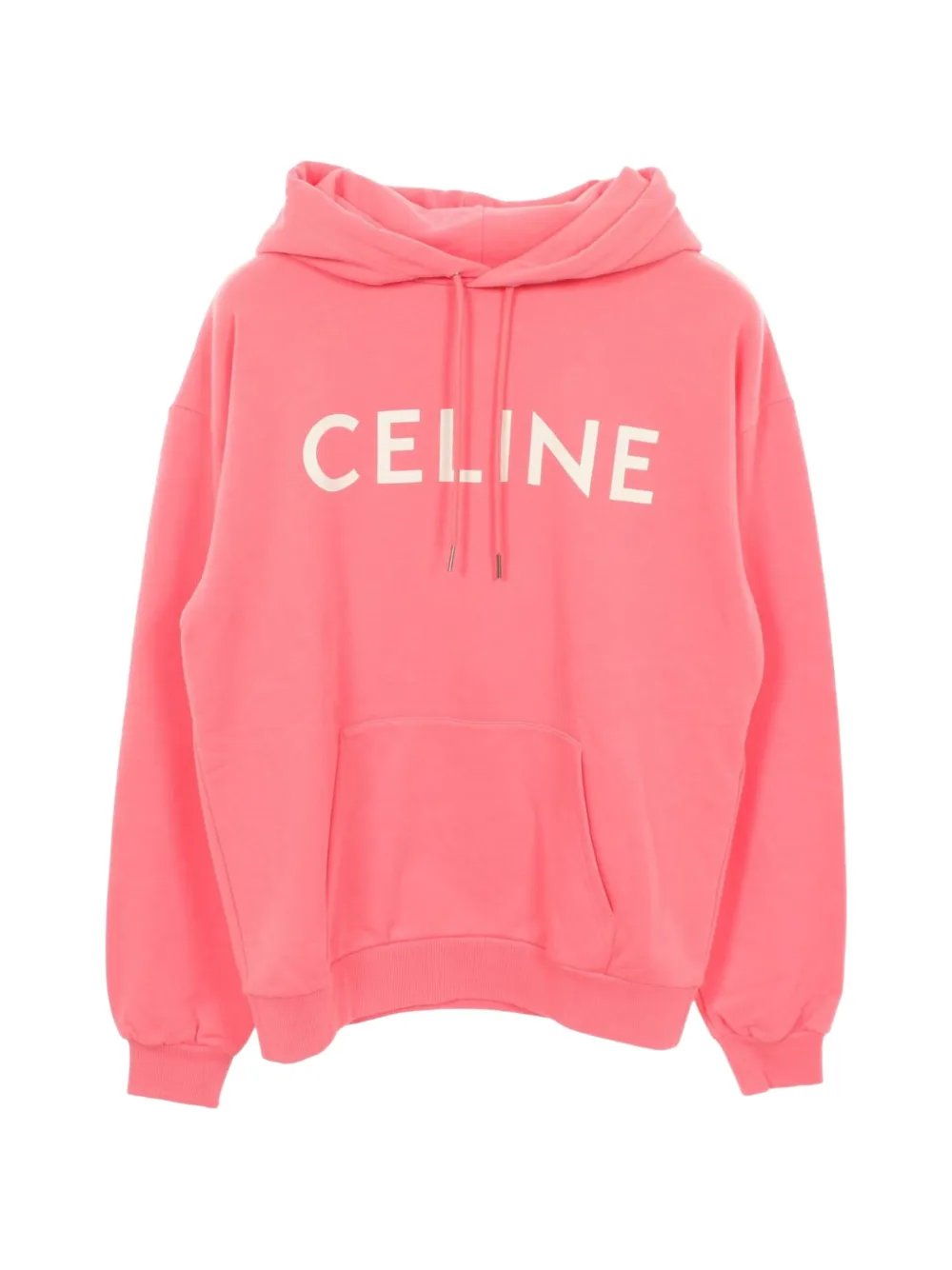 Celine Pre-Owned 2020s logo-print hoodie - Rosa