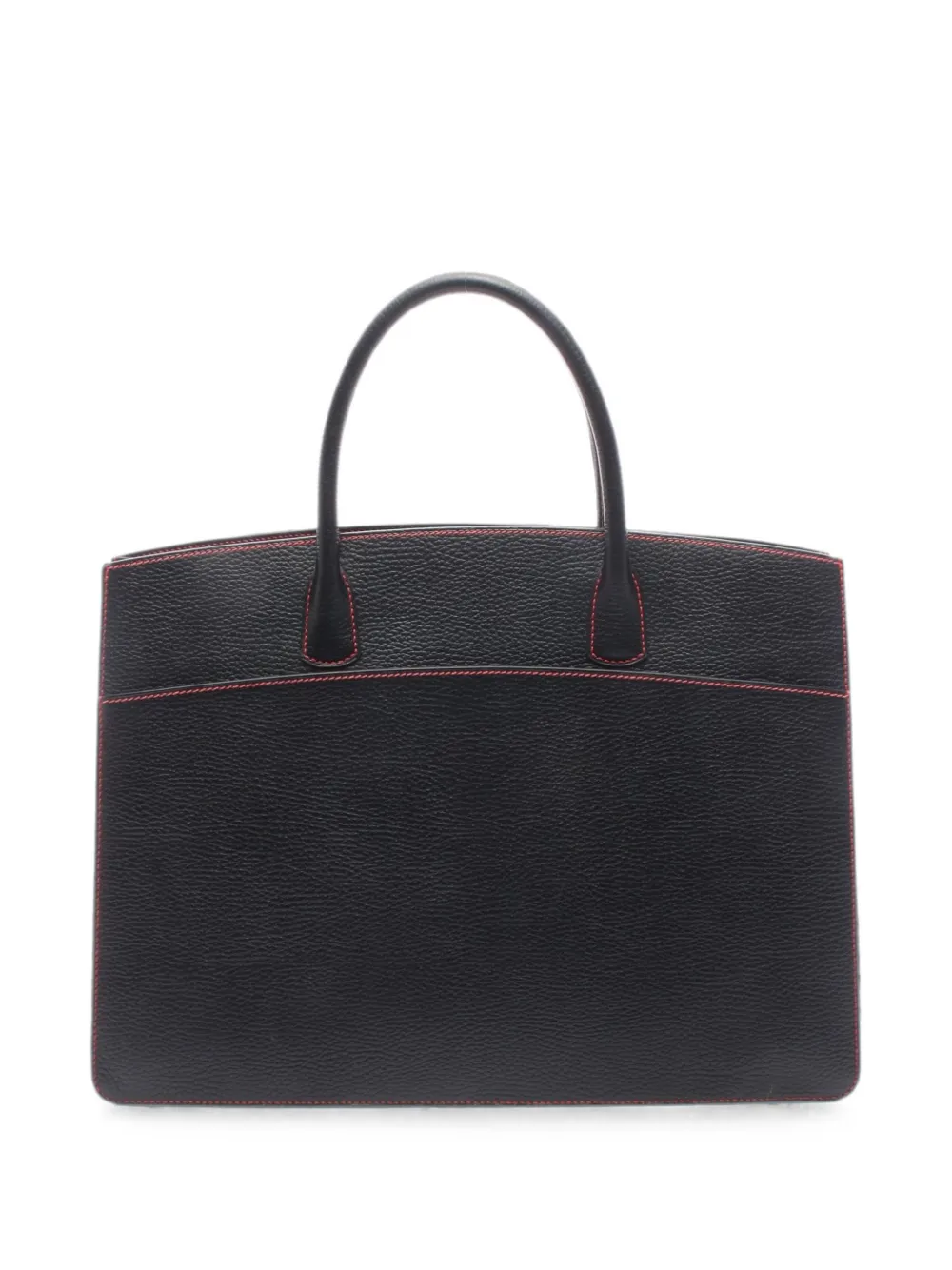 Hermès Pre-Owned 2002 White Bus GM tote bag - Nero
