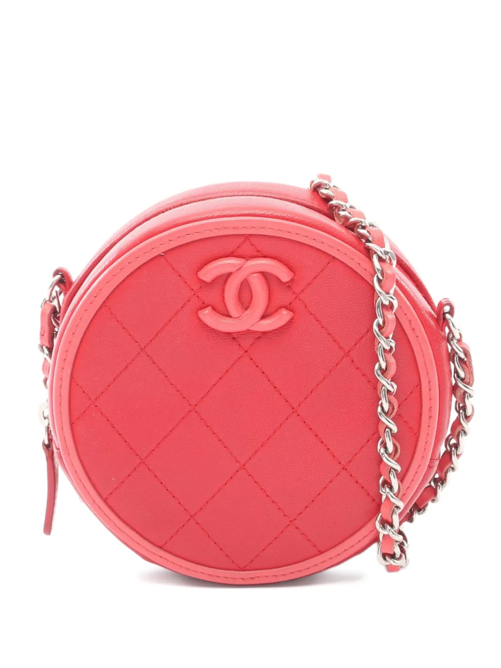 CHANEL Pre-Owned 2019 matelassé CC shoulder bag - Rosa
