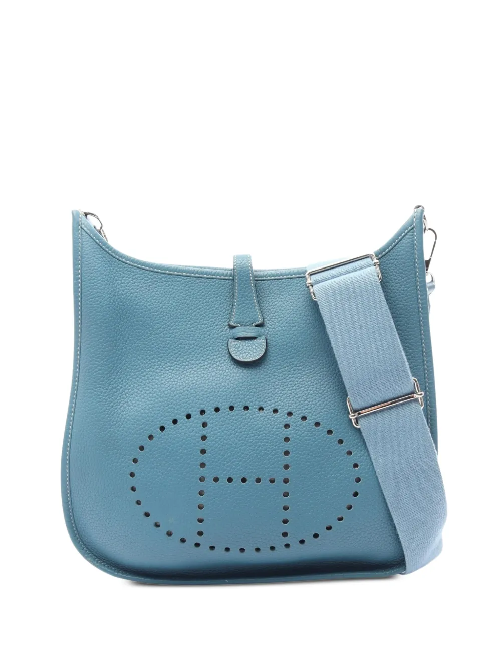 Hermès Pre-Owned 2009 Evelyn 3 Troyes PM shoulder bag - Blu