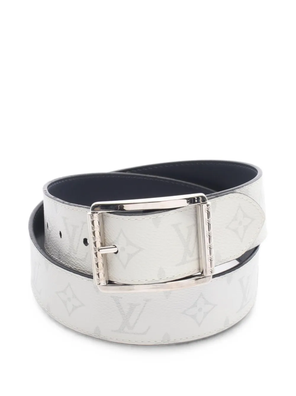 Louis Vuitton Pre-Owned 2017 Monogram canvas belt - Bianco