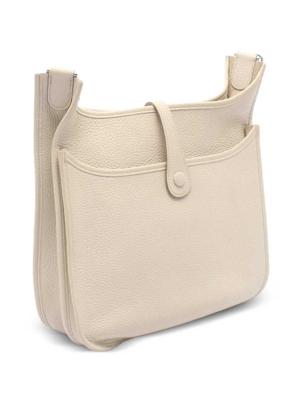 Hermès Pre-owned 2019 Evelyne 3 Troyes PM Shoulder Bag in Neutrals, view 2