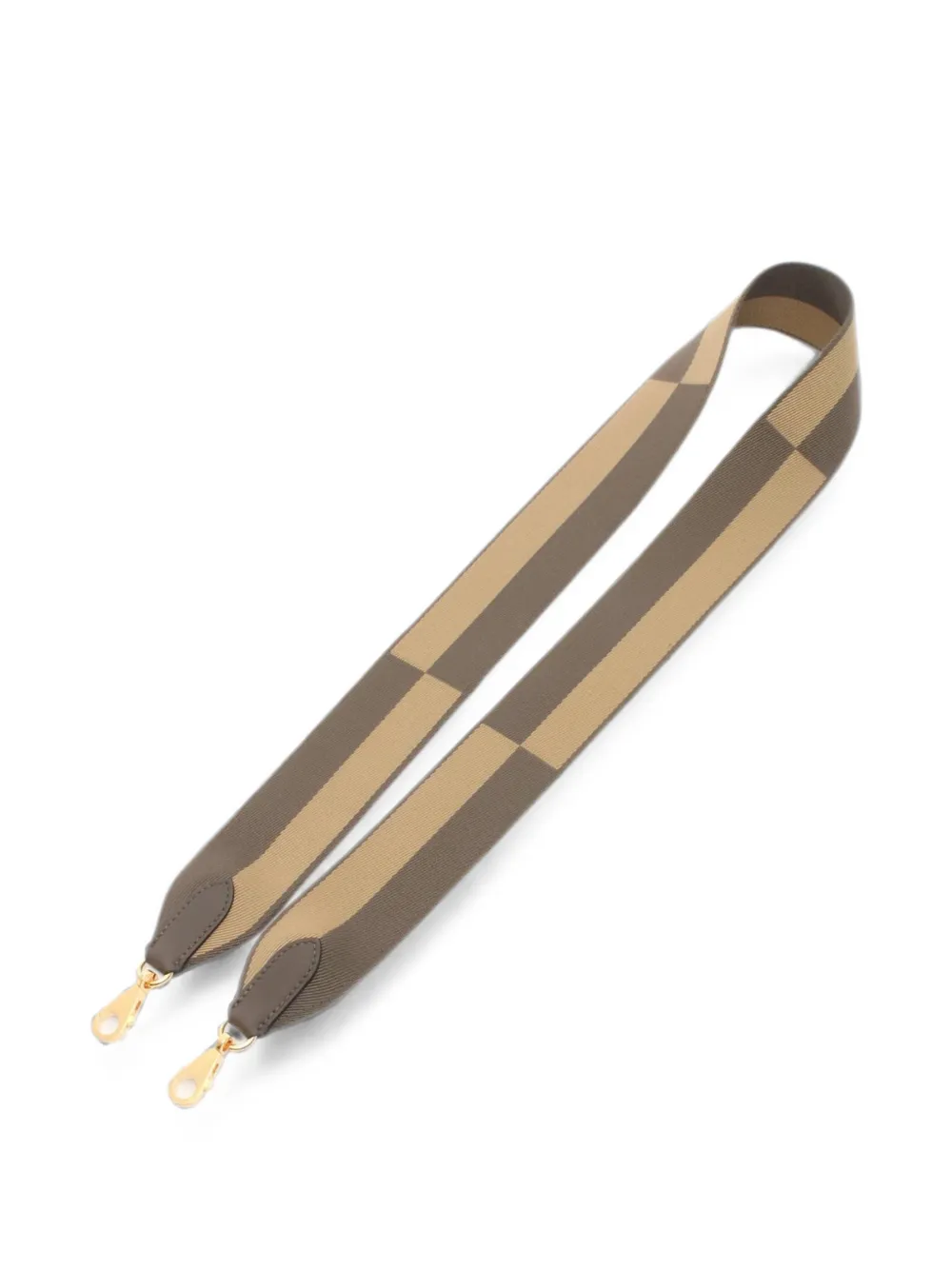 Pre-owned Hermes Sangle Kazak Shoulder Strap In Brown